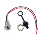 2/4/5/6Pin Type-C USB High Current Charging Socket with PH2.54 Nut Snap Lock Plate Female Type C Waterproof Female Connector