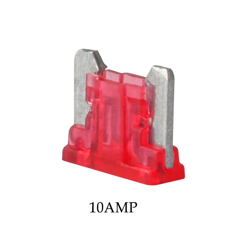 100/50/10pcs Micro Car Fuses Automotive Blade Type Mini Fuse Assortment Blade Fuse Set 2A 3A 5A 7.5A 10A 15A 20A 25A 30A 35A 40A