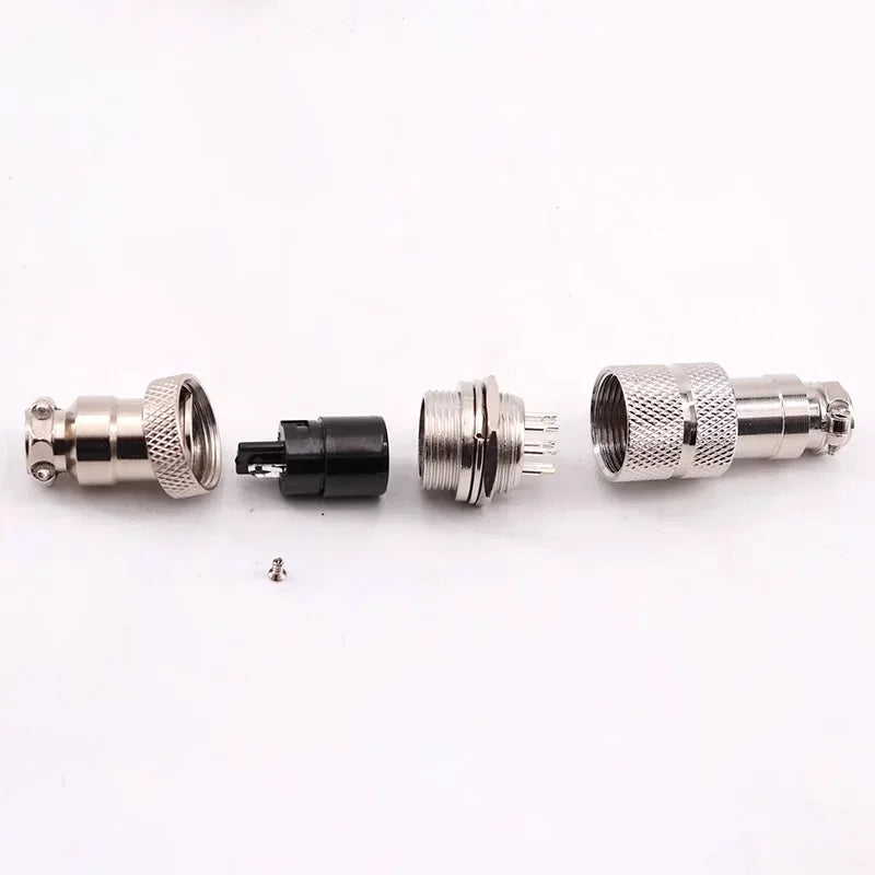 5PCS Docking Connector GX16 Aviation Plug Male Female 16mm 2/3/4/5/6/7/8/9/10 Pin Socket Circular Aviation Connector