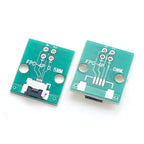 4P/6P/8P/10P/12P/14P/15P/16P/18P/20P/22P/24P/26P/30P/34P/80P FPC/FFC Flexible Cable Adapter Board 0.5mm SMT To 2.54mm Connector