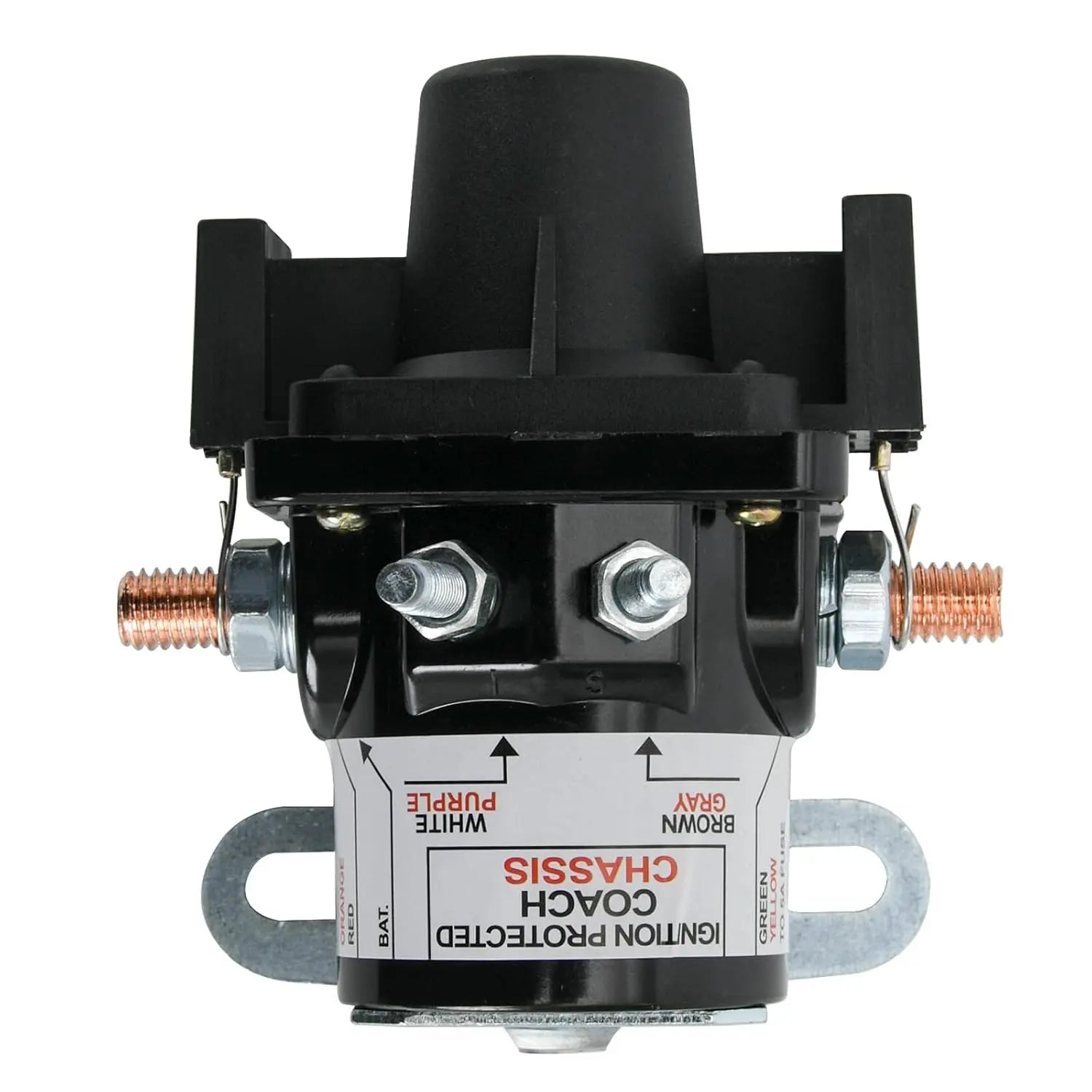 0100055000 Battery Disconnect Relay for RV - 12V Latching Solenoid, Compatible with Intellitec 01-00055-000