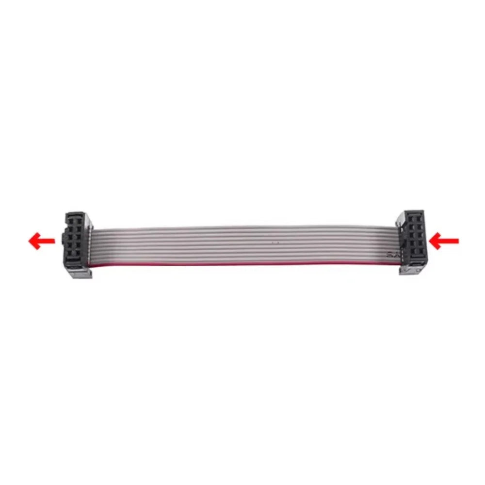 1pcs 2.0mm Pitch FC 6/8/10/12/14/16/18/20/24/26/30/34/40/44/50 Pin Gray Flat Ribbon Data Cable 10-50cm For DC3 IDC Male Header