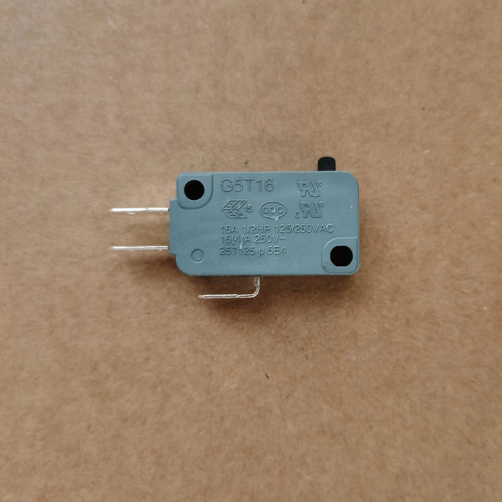 2-Pack 3 Pins Unionwell G5T16 16A Automotive Electronic Micro Switches Straight Microswitches 1NC 1NO