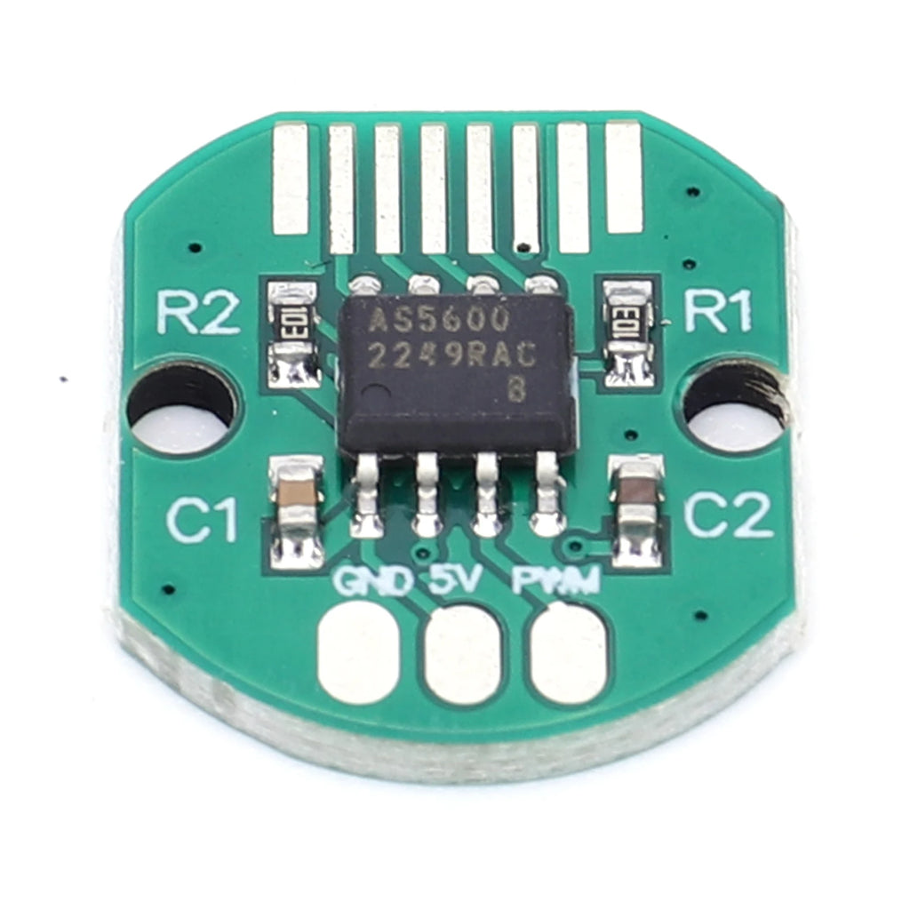 AS5600 Magnetic Induction Angle Measurement Sensor Module High Precision 12-Bit Magnetic Rotary Encoder with 3-pin Wire