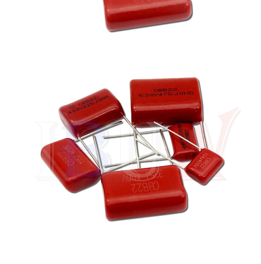 10PCS 63V 100V 250V 400V 630V CBB  Polypropylene film capacitor 100PF 220PF 470PF 10NF 1UF 22NF 100NF 220NF 330NF 470NF 680NF