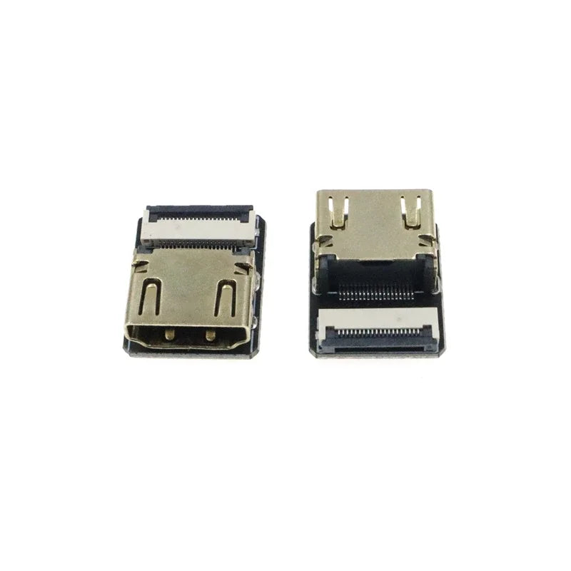 Anti-interference Ribbon FPV HDMI-Compatible Connector Flexible Flat Cable Raspberry Pi 4 Micro Mini HDMI-compatible