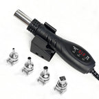 700W Micro Hot Air Gun Temp Adjusted C/F Soldering Rework Welding Station LCD Digital Heat Gun BGA IC Solder Tools auto sleep
