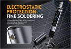 FNIRSI HS-02 Smart Electric Soldering Iron PD 100W Adjustable Constant Temperature Fast Heat Portable Soldering Iron Station Kit