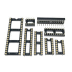 5PCS DIP-8 DIP14 DIP16 DIP18 DIP20 DIP24 DIP28 DIP32 DIP40 PIN Round IC SOCKET  Round Hole DIP IC Sockets Adaptor Solder Type