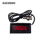 Digital Frequency Counter Tachometer Module, High Precision RPM Speed Meter, Encoder Sensor Input, RS485 Modbus