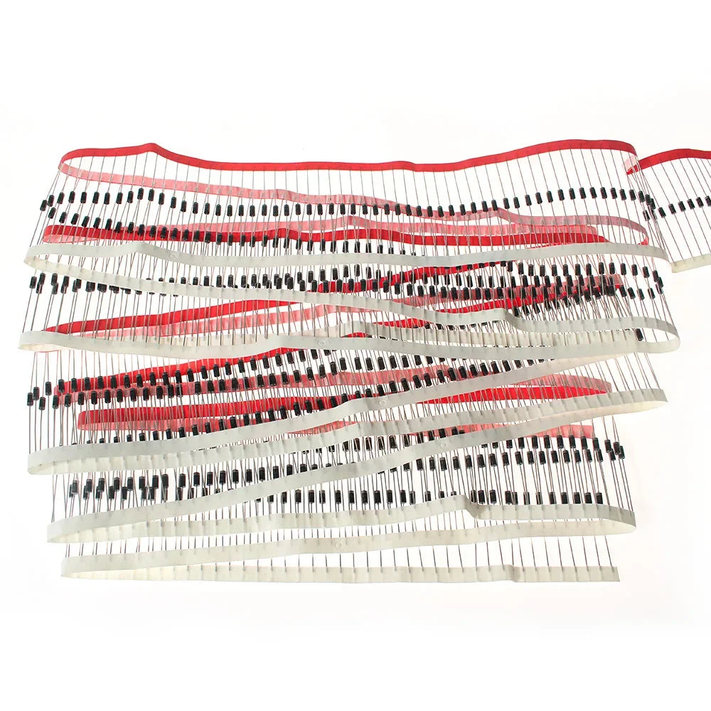 100PCS Schottky Diode DO-41 1N5819 1N5817 1A 20V-40V Electronic Components Rectifier Diode for Diy Electronic Kit