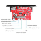 Kebidumei 2*60W Amplifier Bluetooth 5.0 MP3 WMA WAV Decoder Board Wireless Music Audio Modul USB TF FM Radio For Car Speaker