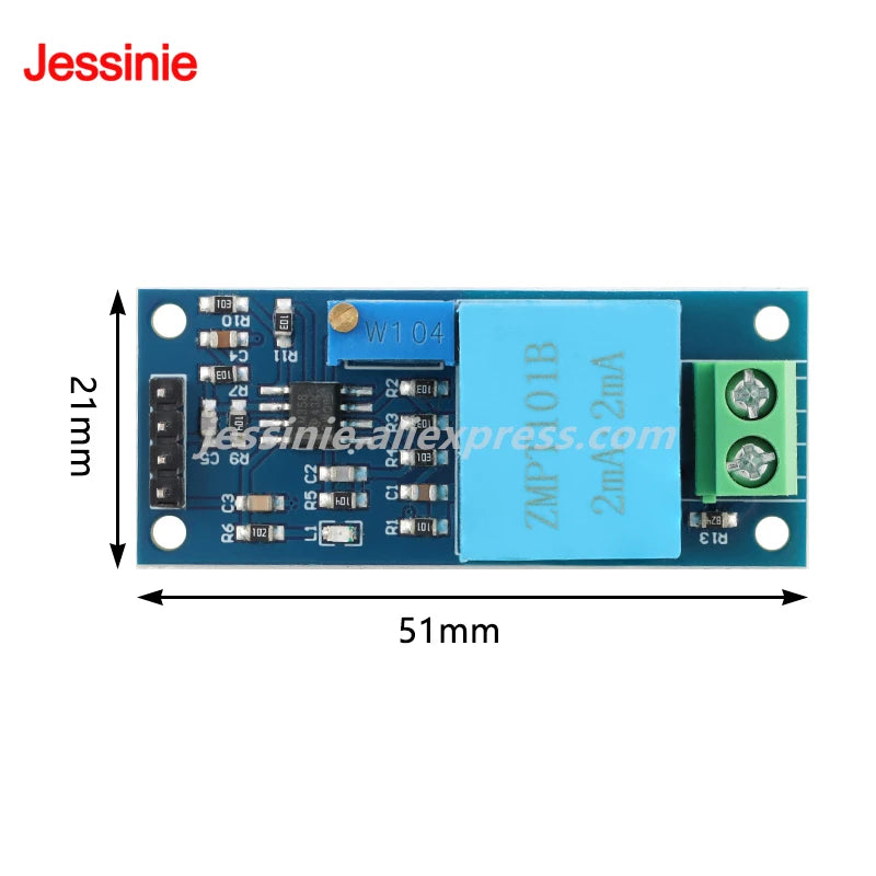 Single Phase AC Active Voltage Transformer Module Output Current Voltage Sensor for Arduino ZMPT101B 2mA ZMCT103C 5mA 5A Range