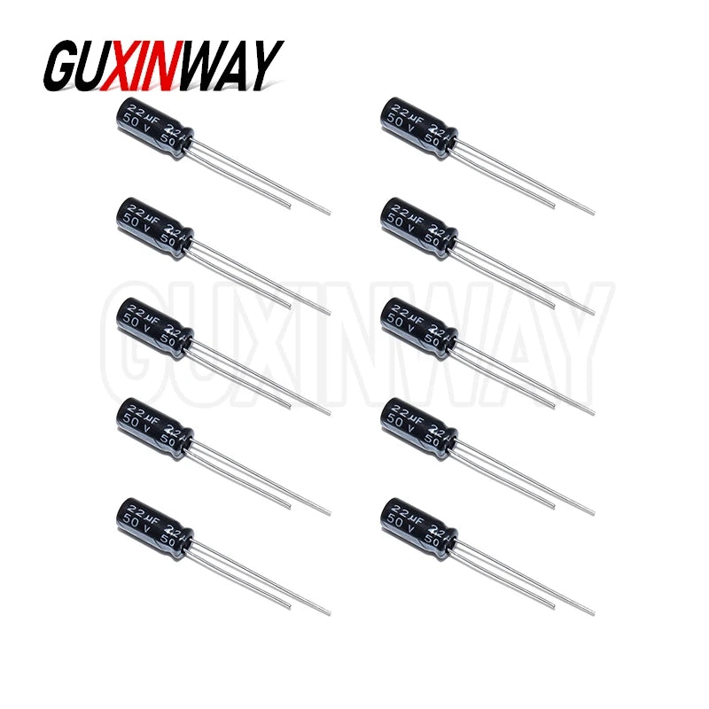 120pcs 1Set 12 Values 0.22UF-470UF 16V 50V Aluminum Electrolytic Capacitor Assortment Kit Set Pack
