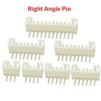 10PCS 1.0 1.25 1.5 2.0 2.54 SH/JST/ZH/PH/XH 1.0MM 1.25MM 2.0MM 2.54MM Male Pin Header Socket Dip/Right Angle SMD 2/3/4/5-9P Pin