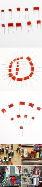 240pcs CBB Capacitor Assortment Kit Metallized Polypropylene Film Capacitors