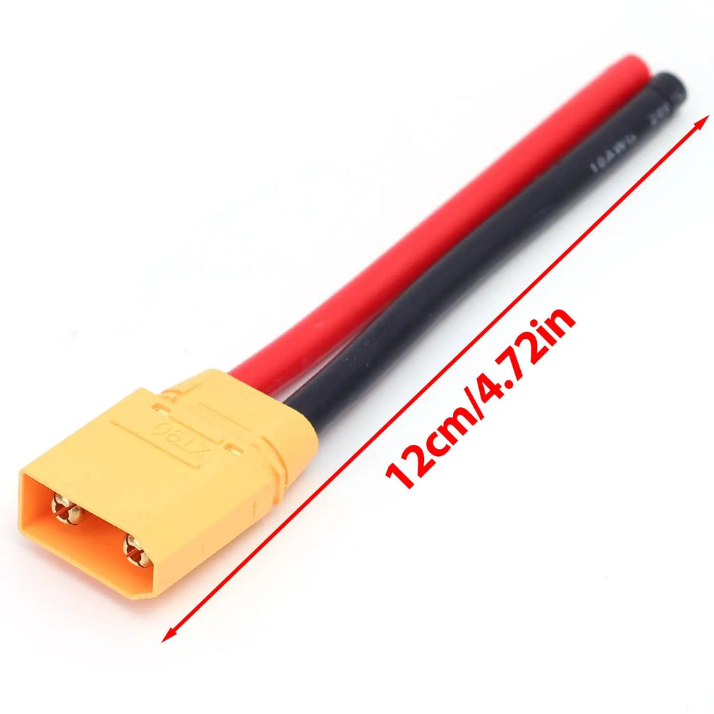 XT90 Male Female Conversion Plug Connection Cable With 10AWG Silicone Extension Lead Wire Battery RC Planes Car Accessories
