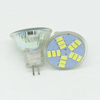 MR11 GU4 Mini LED Spotlight Bulbs AC DC12V 5730SMD 7W 15LEDs Super Bright Cool Warm White Lamp Replace 40W Halogen Light