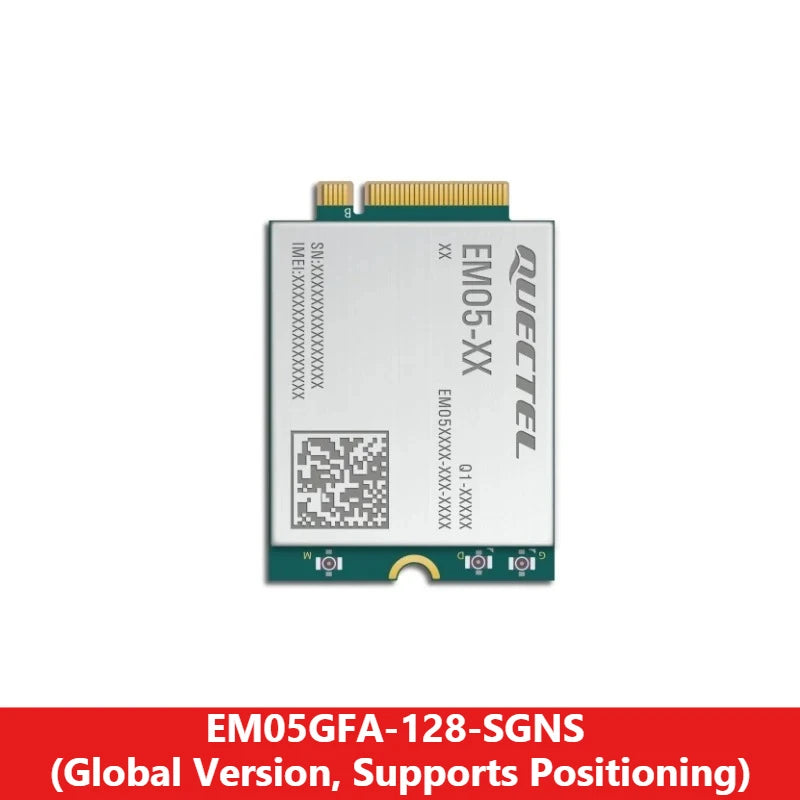 Quectel EM05 FDD-LTE/TDD-LTD M.2 4G LTE Cat4 Module EM05EFA-512-SGAS MIMO B1/B3/B7/B8/B20/B28/B38 with 4G Antenna