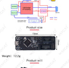 ESP32 ESP-Prog Development Board JTAG Debug Program Downloader Module Debugging Tool For ESP8266 ESP32 Original With Cable
