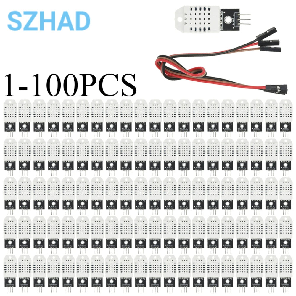 1-100PCS DHT22 single-bus digital temperature and humidity sensor module AM2302 electronic building blocks