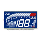 Wholesale Customization SJXDGN075 Wide Temperature Digital Display LCD Screen HTN Anti Glare Segment Code Screen for Motorcycles