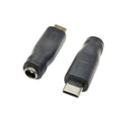 2/5/10PCS DC USB Type-c to 5.5*2.1 Female Connector to Female 5521 Power Jack DC Power Conector 5.5x2.1 Adapter USB C Converter