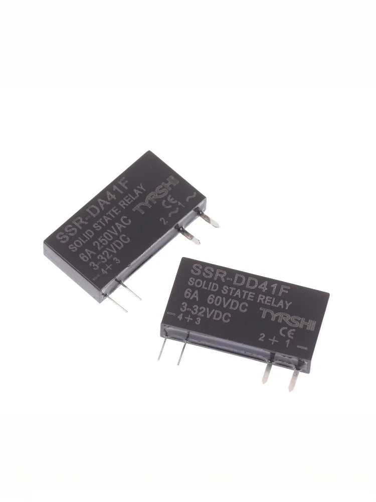 Solid State Relay Slim Relay SSR Non-contact DC To AC DC To DC SSR-41FDA SSR-41FDD DIN Rail Relay 6A