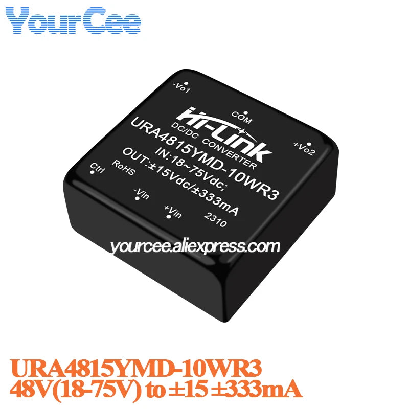 5W 6W 10W DC-DC Isolated Converter Power Supply Module 24V 12V to 15V/5V/12V 24v to 5V/12V VRB1224YMD VRB2424YMD VRA2424YMD