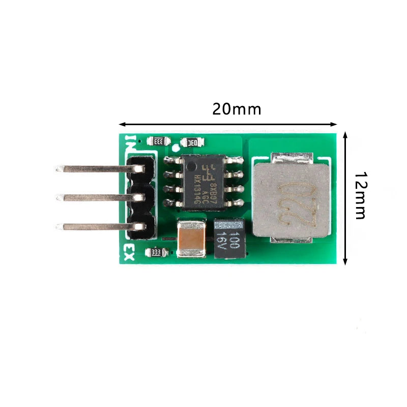 20pcs/1pc DC-DC Step Down Buck Converter Board Power Module 1A 5.5V-32V Synchronous Rectifier Voltage Regulator Replace LM7805
