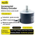 E6B2-C Incremental Rotary Encoder 4096 PPR High Resolution 8mm solid shaft NPN/PNP/Line Driver Outputs IP54 Rated
