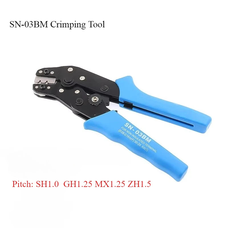 SN-03BM SN-01BM SN-2549 Crimper GH1.25 MX1.25 ZH1.5mm 2.0 3.96 4.2 6.2 Terminal Wire Crimp Tool 0.08-0.14mm² Crimping Plier
