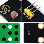 Photoresistor Sensor LDR Sensor Module DIY Electronic Building Blocks for Arduino UNO R3 Projects Compatible with Lego Blocks