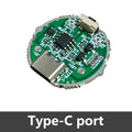 Micro USB & Type-C Dual Interface Side Press Flashlight Driver Board 3-Speed Dimming Constant Current Circuit Board