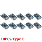 USB Type-C TP4056 Charging Modules 5V 1A 18650 Lithium Battery Charger Board with Protection Features Micro USB/Type C Interface