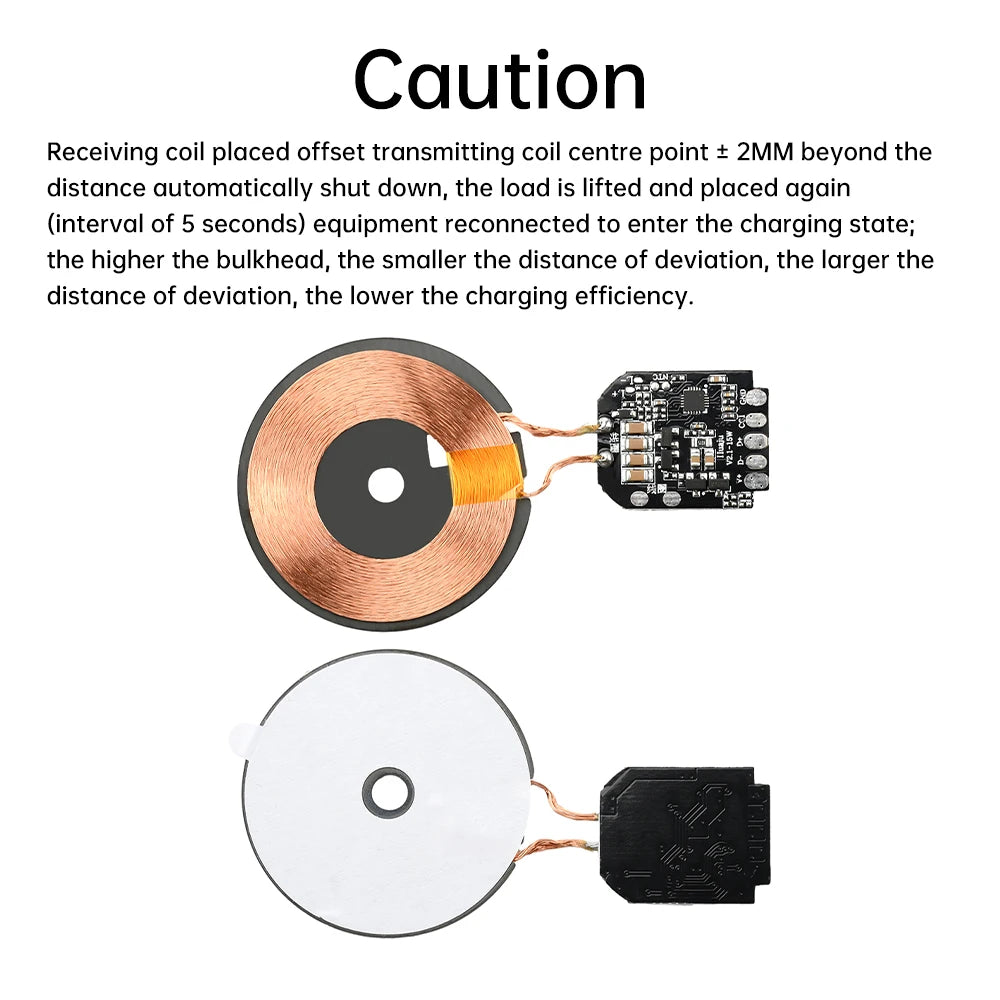 5W 10W 15W Wireless Charging Module Transmitter PCBA Wireless Charger Motherboard Magnetic Wireless Charging Motherboard + Coil