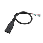 1/3Pcs 0.3M 1M 2M USB Type C Male Female Power Supply Cable Charge Connector Welding 2Pin 4Pin Wire Extension Adapter DIY Repair