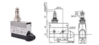 YIDI Waterproof Micro Limit Switch 10A 250V Roller Lever Arm AZ-7312 AZ-7311 AZ-7121 Horizontal Type