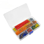 140/350/560/840Pcs U Shape Solderless Breadboard Jumper Cable Wire Kit For PCB Bread Board Prototyping Circuits, For DIY