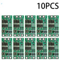 1-10PCS 2S 3.2V 3.7V 10A LiFePO4 Battery Protection Board, 6.4V 7.3V BMS with Balancing for 32650 18650 3.2V Battery Pack DIY