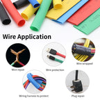 3:1 Heat Shrink Tube 1.6mm ~ 50mm Waterproof Insulating Sleeve Wire Protection Dual Wall Heat-shrinkable Sleeve With Glue Inside