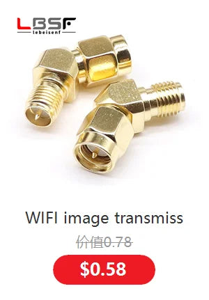 SMA to SMA Male Female RF Coaxial SMA Adapter Kit RF Coax Coupling Nut barrel Connector Converter For WIFI