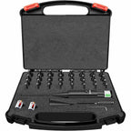 Powerful Green Bore Sighter Laser Bore Sight Kit with 32 Adapters fit 0.17 to 12GA Cal Multiple Caliber for All Gun Rifle Pistol