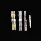 50/100/120/150/250/400Pcs Boxed 26-10AWG 0.25-6mm Waterproof Solder Seal Sleeve Splice Terminals Heat Shrink Tin Butt Connectors