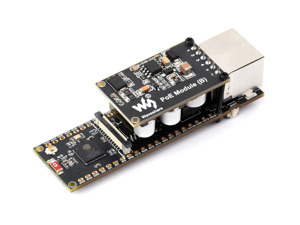 ESP32-S3 ETH Development Board, 10/100Mbps RJ45 Ethernet Port, Wi-Fi & Bluetooth Support, 240MHz Dual Core Processor, ESP32 Eth