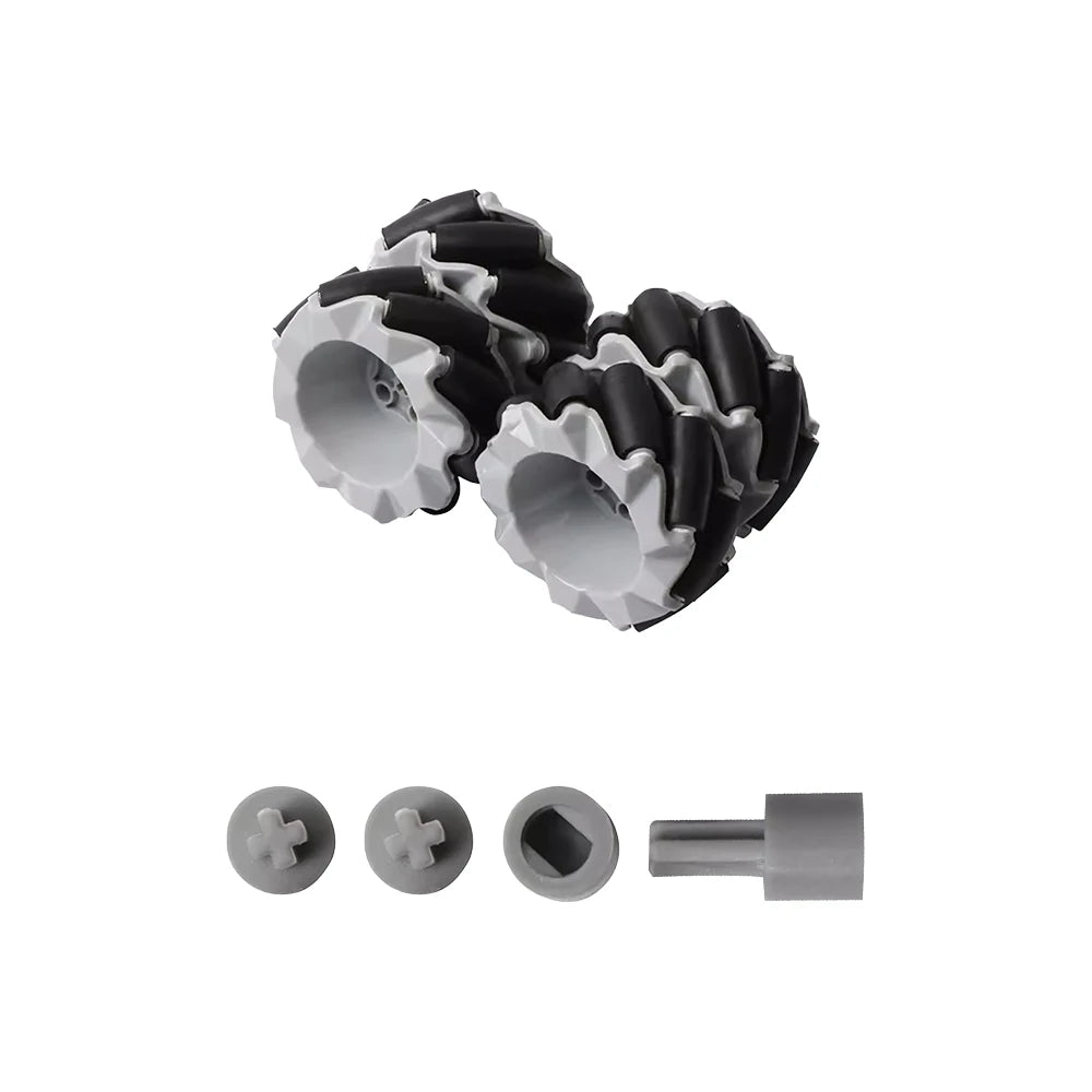 65mm Mecanum Wheel Omni-Directional Smart Car Robot DIY Building Blocks TT Motor Wheel Set of Four