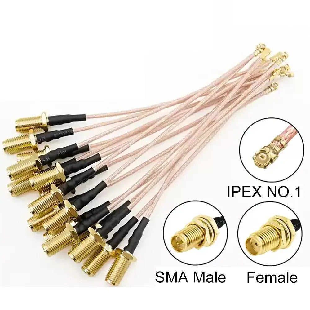 1Pcs 30cm SMA to IPX Cable RF1.13 RG178 Pigtail Jumper Cable RP SMA Female U.FL IPX RP SMA Female Adapter