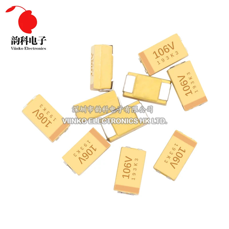 10pcs A B C D Case Tantalum Capacitor 6V 10V 16V 25V 35V 50V 0.1UF 1UF 2.2UF 4.7UF 10UF 22UF 33UF 47UF 100UF 220UF 330UF 470UF