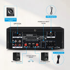 Woopker AK35/AK45 Pro/AK55 Digital Amplifier Bluetooth Sound Amplifier 2 Channel HIFi FM USB Audio Amp For Home Car Karaoke