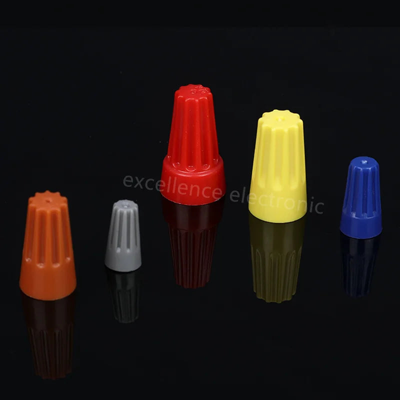 10/20/50PCS Colorful Electrical Insulated Crimp Twist Terminal Quick Wire Connector Nut Spring End Cap Connection